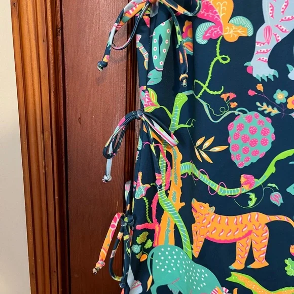 Gretchen Scott Designs Vibrant Animal Print Women’s Dress - Picture 3 of 5